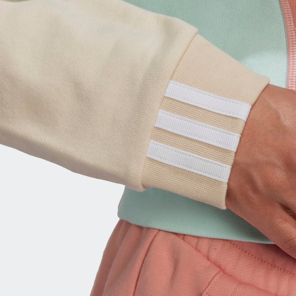 ADIDAS RYV Trace Pink Cropped Sweatsuit - Picture 8 of 12